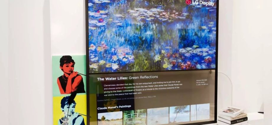 LG Display OLED Shelf