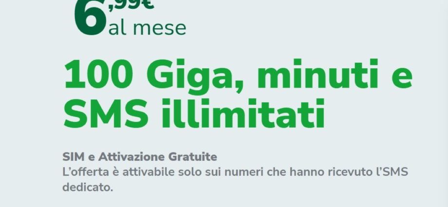 Very 6,99 per ex clienti WindTre
