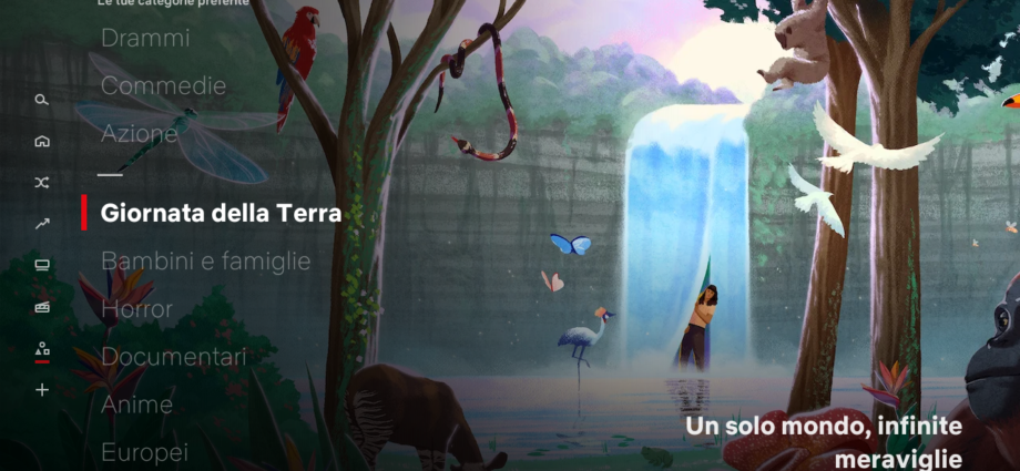 Netflix, l'Hub delle categorie