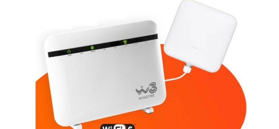 WINDTRE Super Internet Casa, modem e antenna esterna