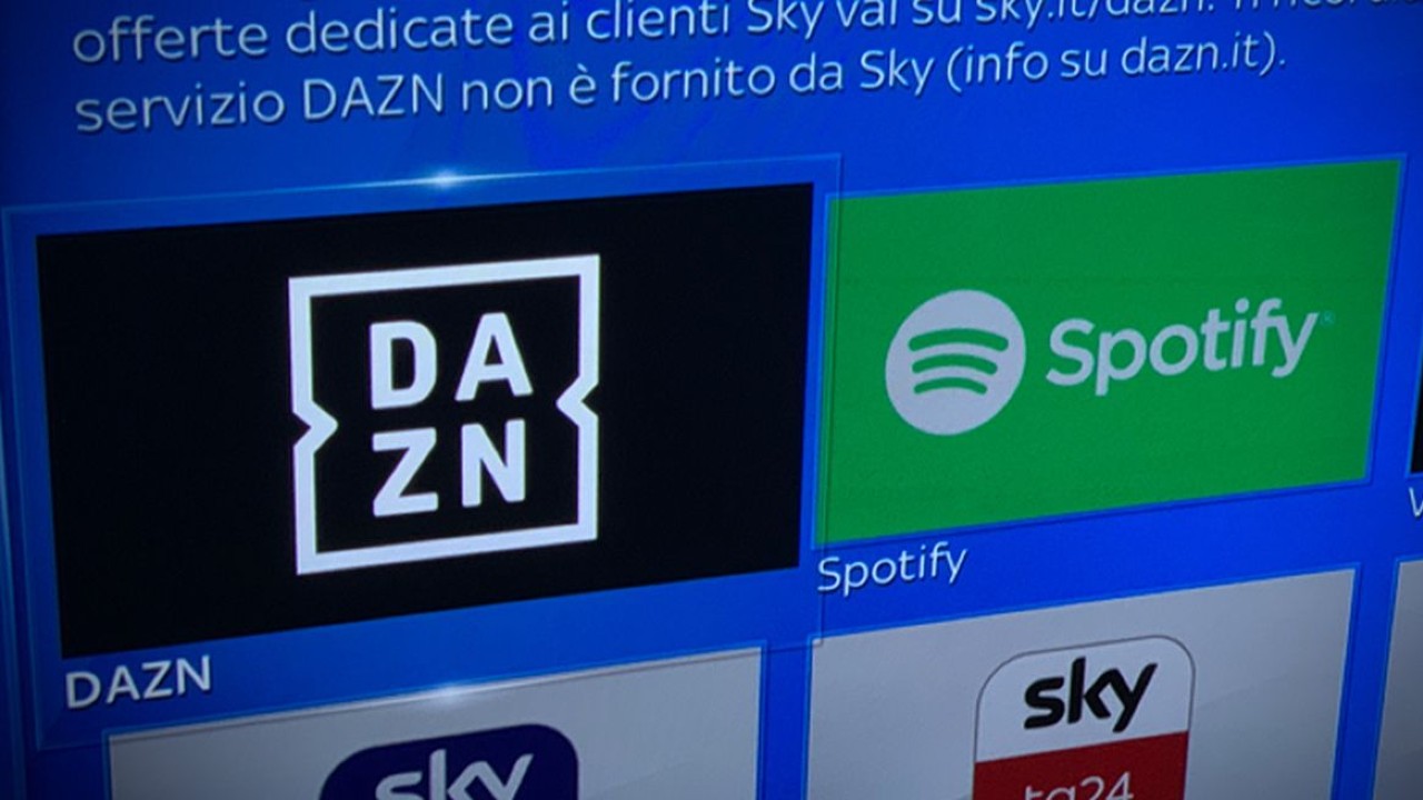 Accordo SkyDAZN dall’8 agosto l’app su Sky Q e il canale ZONA DAZN su