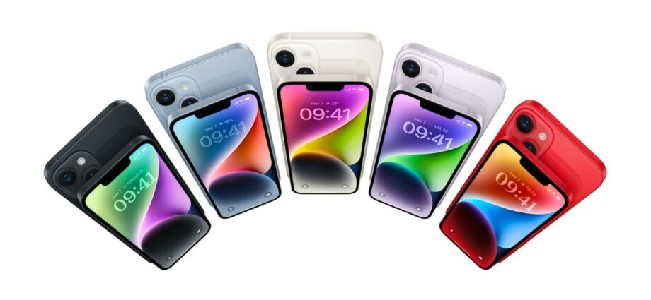 I nuovi Apple iPhone 14 con TIM