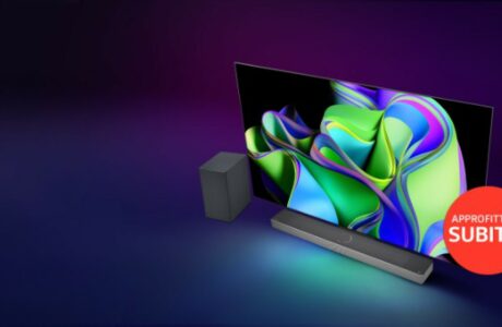 TV OLED LG C3 e soundbard SC9S