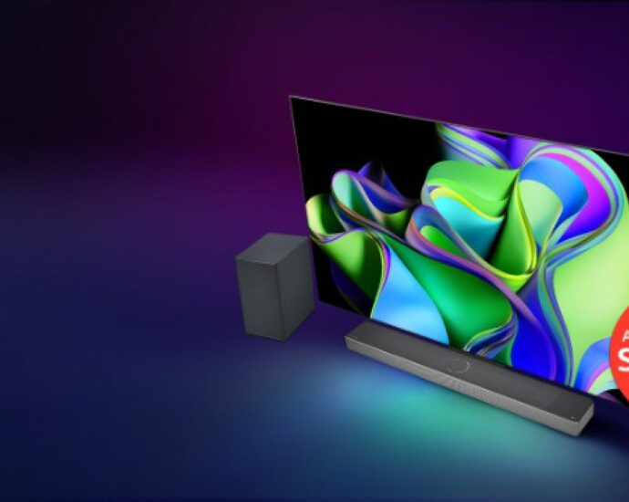 TV OLED LG C3 e soundbard SC9S