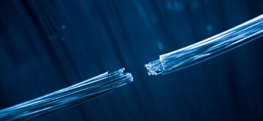 Fibra ottica tagliata